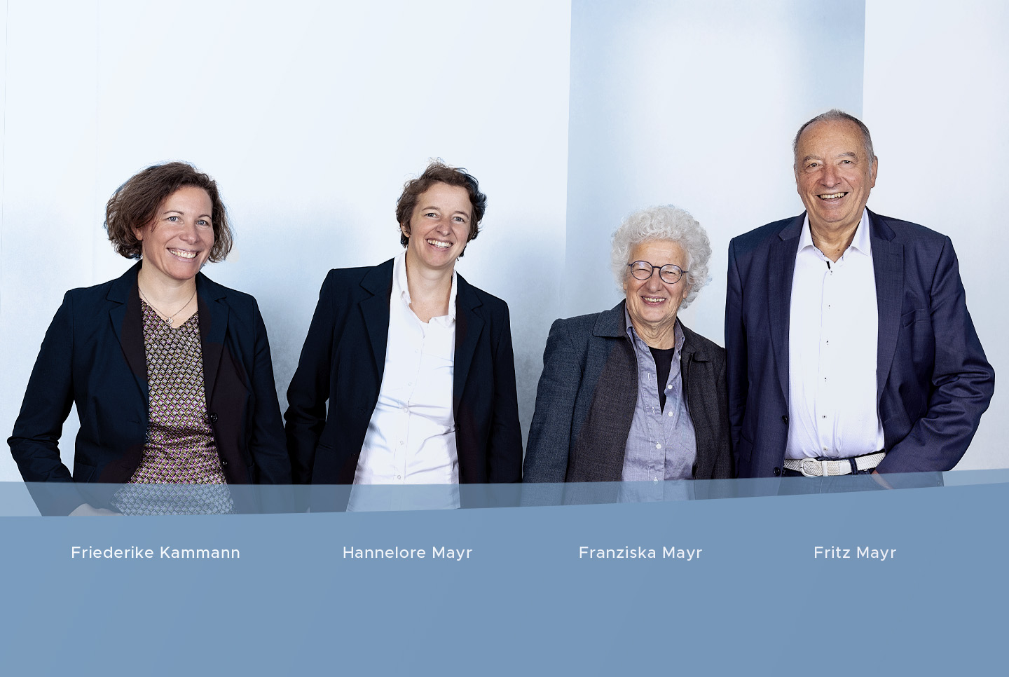 Bild v.l.n.r.: Friederike Kammann, Hannelore Mayr, Franziska Mayr, Fritz Mayr
